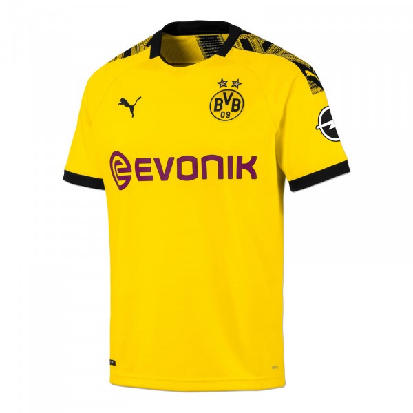 Camiseta Borussia Dortmund Replica Primera Ropa 2019/20 Amarillo